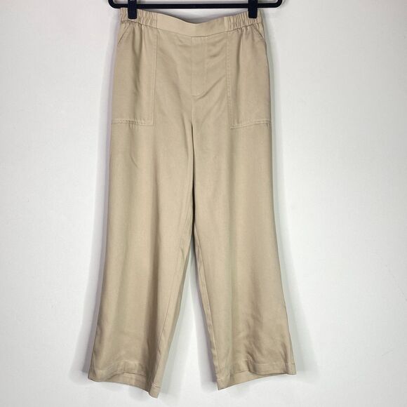 Karen Kane Lyocell Wide Leg Ankle Pant Women's Size Medium - Picture 1 of 8